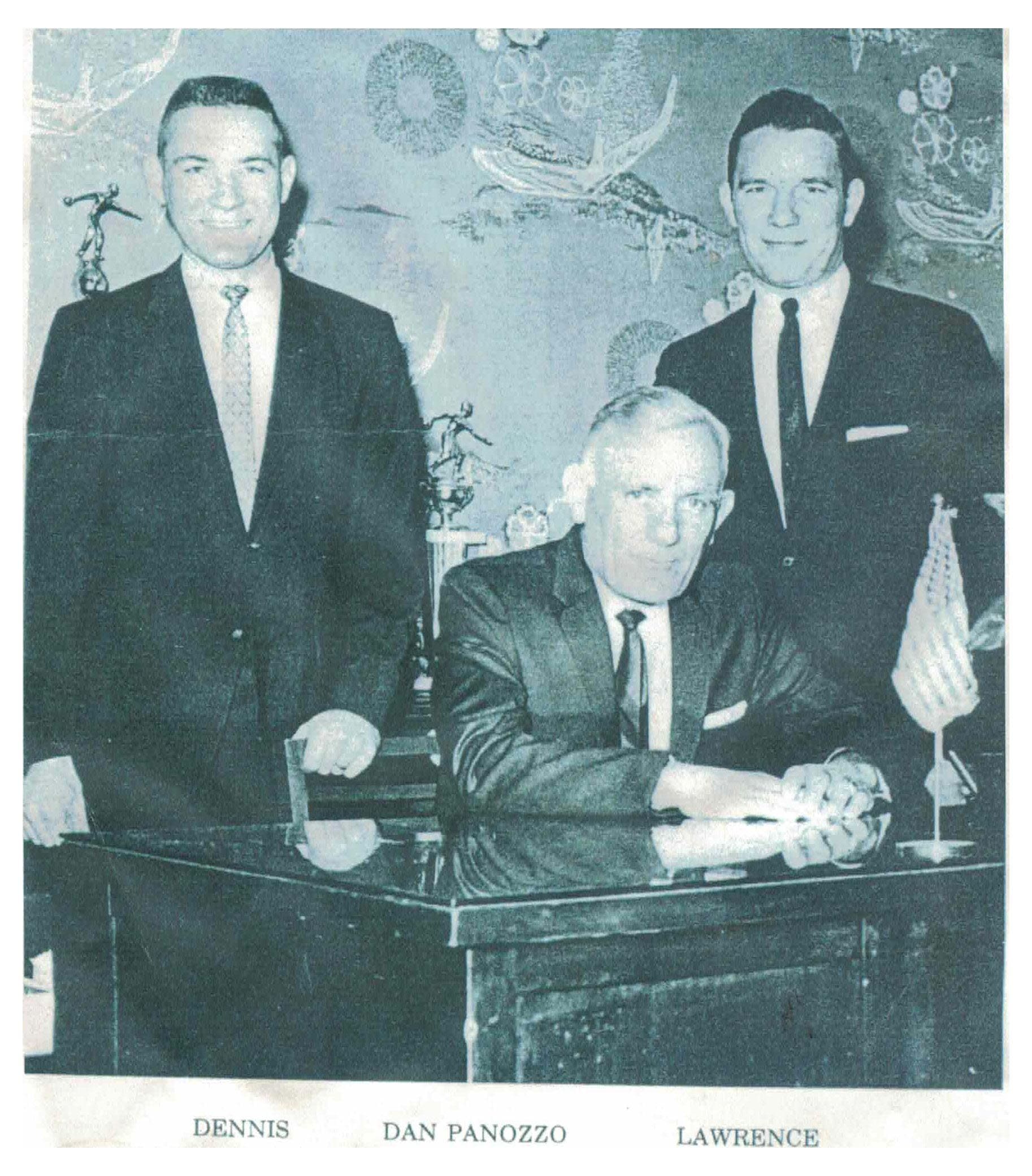 Historic Panozzo family funeral home photograph