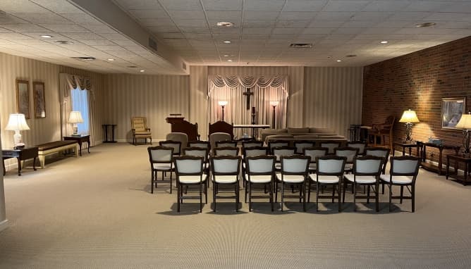 Panozzo Brothers visitation room
