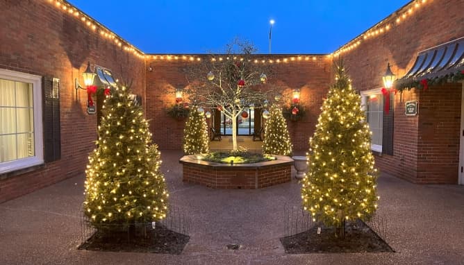 Panozzo Brothers funeral home seating area